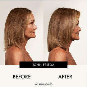 John Frieda ULTRAfiller+ back label with directions and ingredient highlights