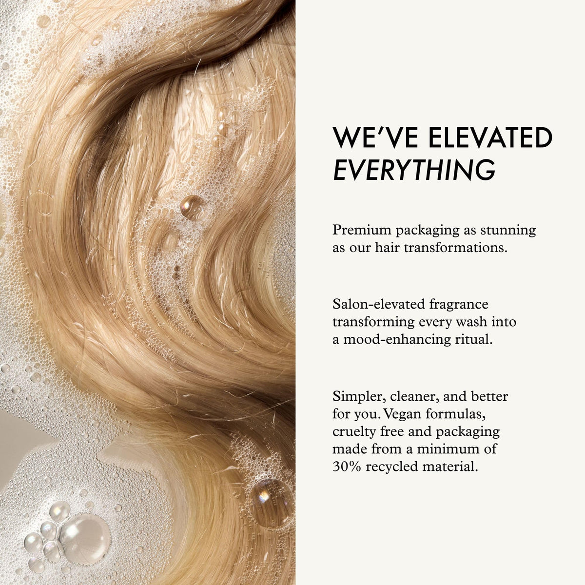 John Frieda shampoo texture lathering to gently cleanse and plump fine hair