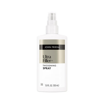 John Frieda bottle front packaging showing volumizing benefits