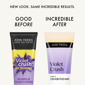 John Frieda back label close-up listing ingredients and usage directions