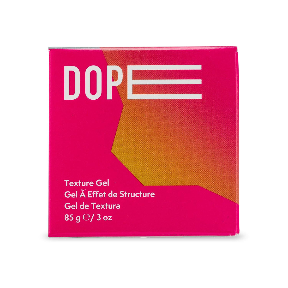 JOHNNY B. dope label detail showcasing product name and hold attributes