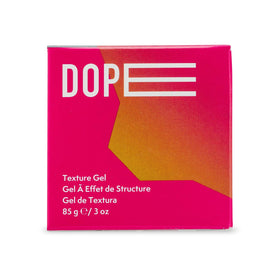 JOHNNY B. dope label detail showcasing product name and hold attributes