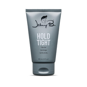 JOHNNY B. front packaging showing product tube and matte finish benefit