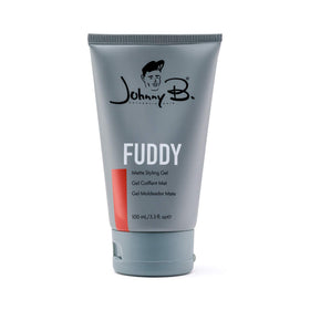 JOHNNY B. front packaging showing product and matte finish benefit