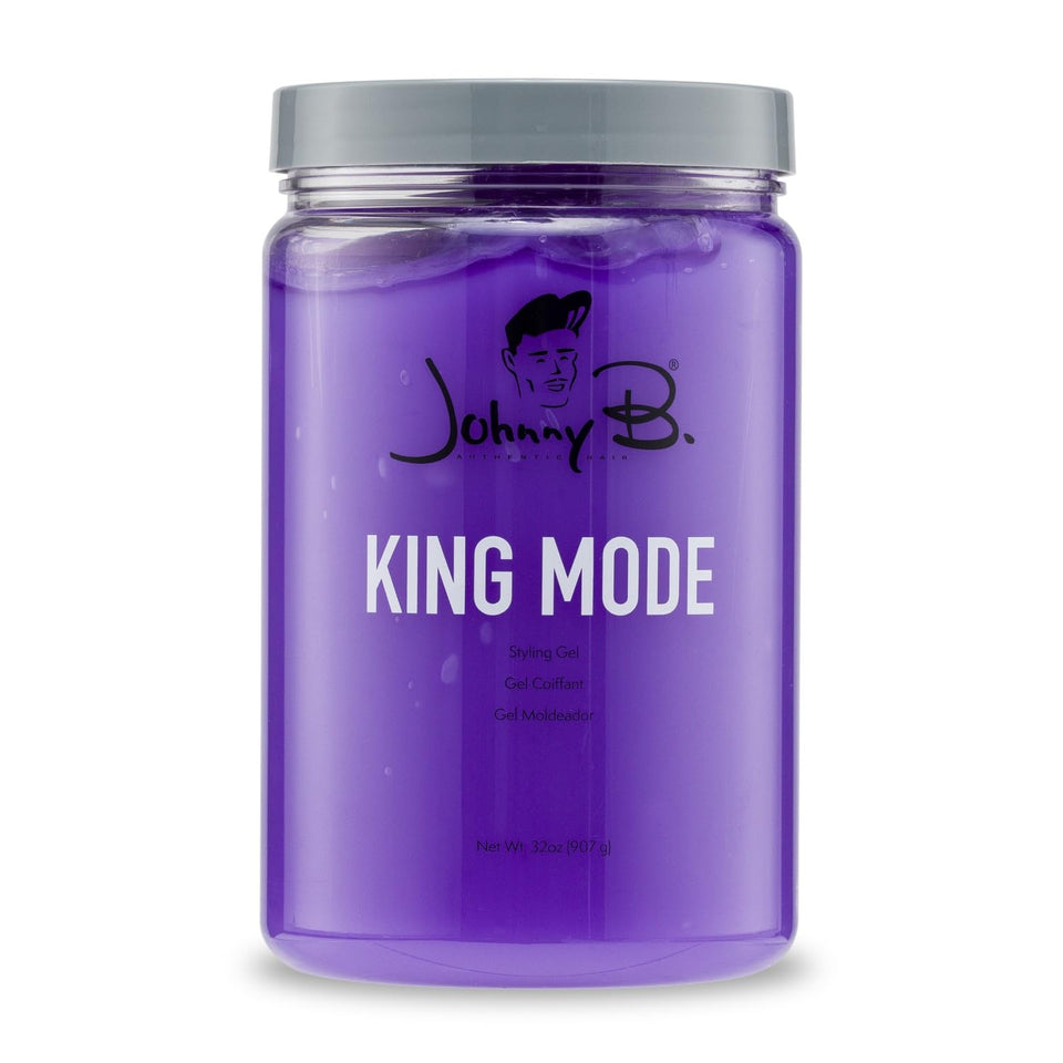 JOHNNY B. jar front view showing product and bold packaging with reliable hold