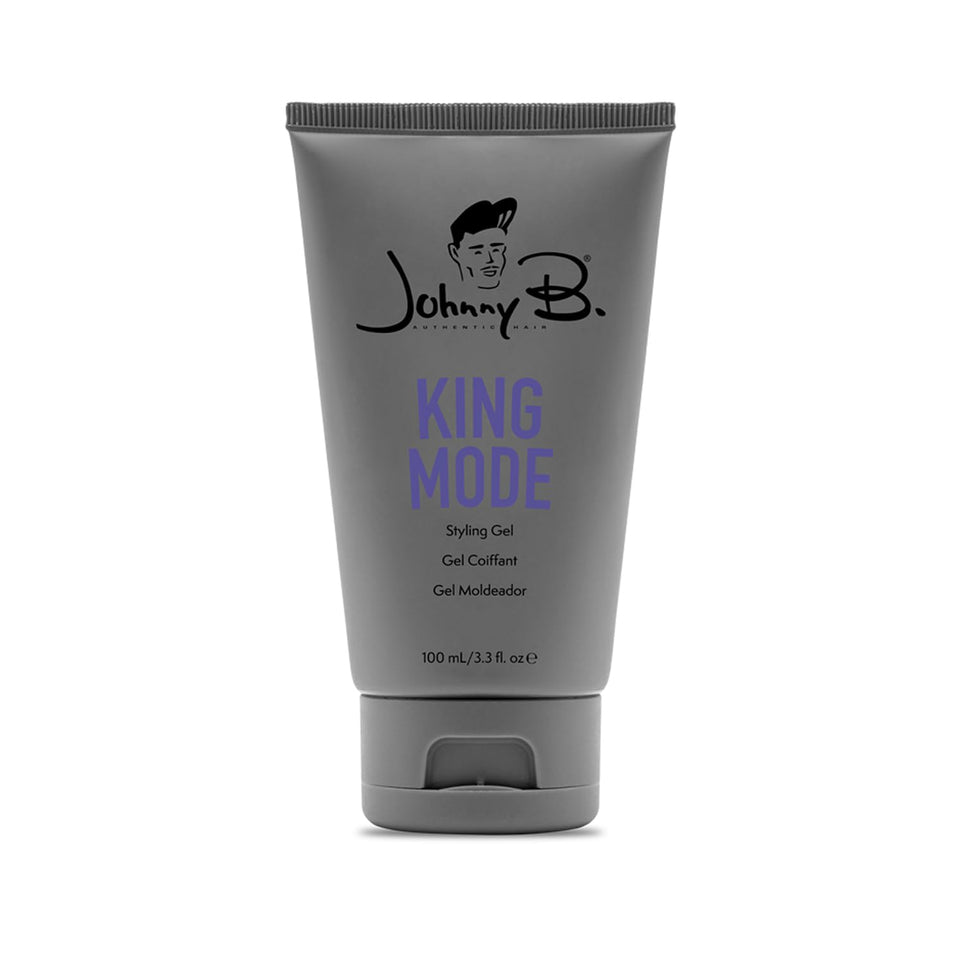 JOHNNY B. King Mode front jar showing label and compact 3.3 oz size benefit
