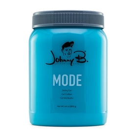 JOHNNY B. Mode tub front view showing label and 64 oz size benefit