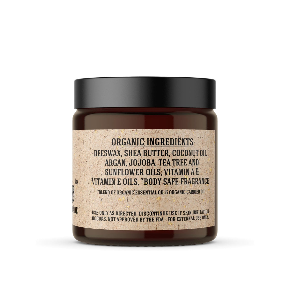Johnny Slicks open jar close-up texture highlighting creamy organic formula benefit