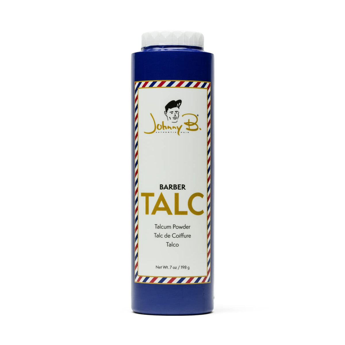 JOHNNY B. front packaging showing 7 oz container and branding for easy recognition