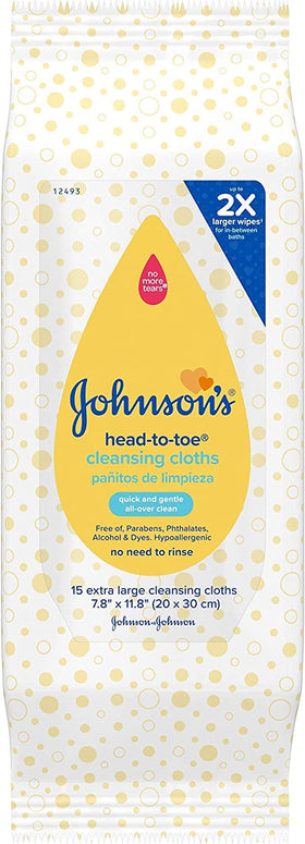 Johnson & Johnson front packet showing brand and compact convenience