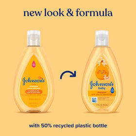 Johnson's Baby bottle cap detail preventing leaks on the go