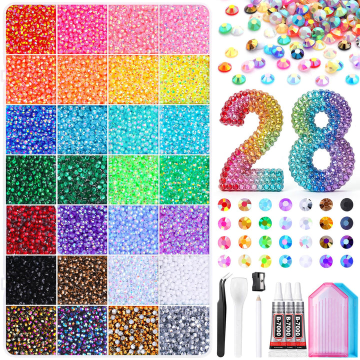 JOICEE front packaging showing full rhinestone kit and tools for easy crafting