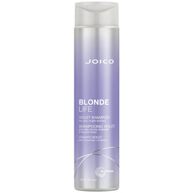 Joico Blonde Life front bottle showing product and benefits in shelf display