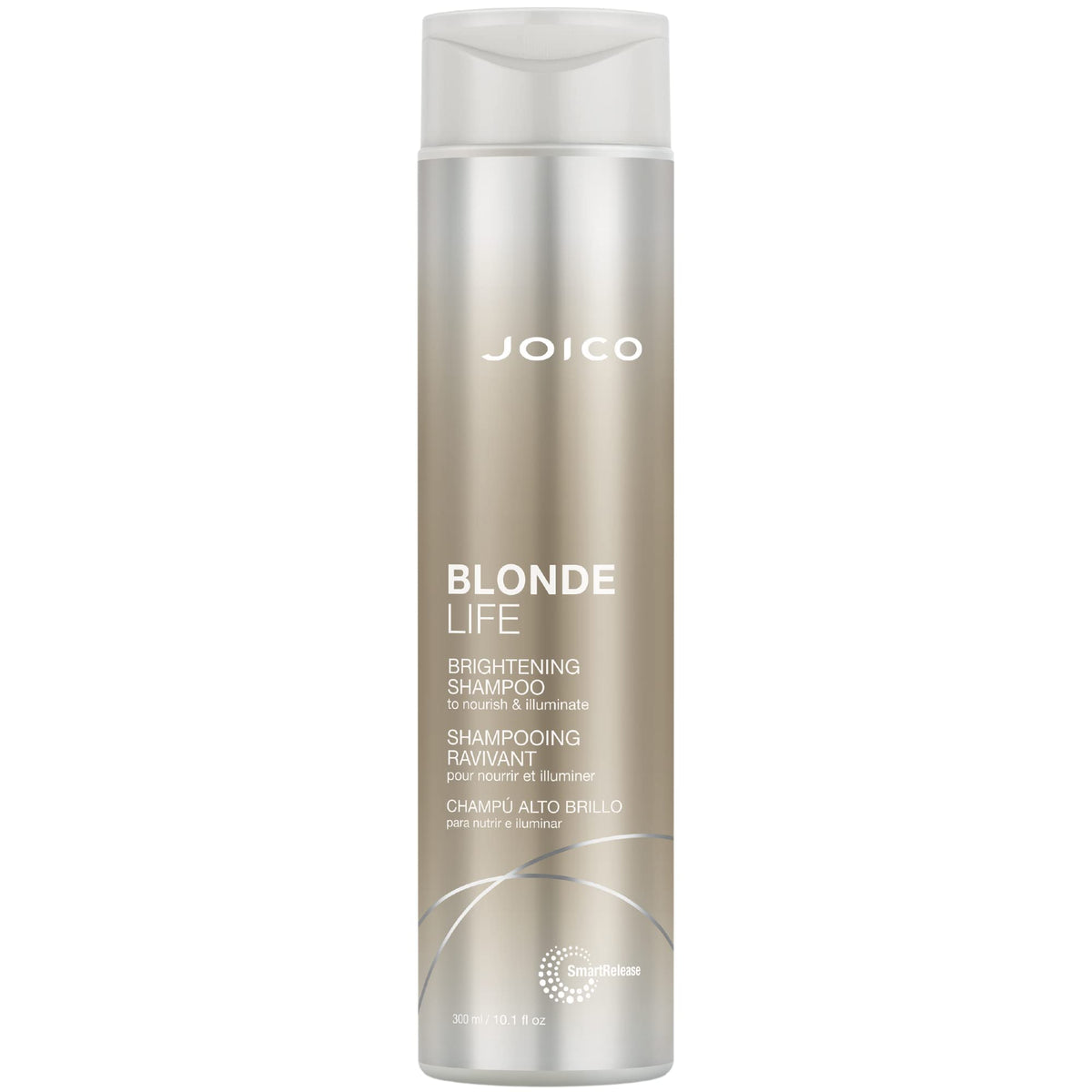 Joico front bottle shot showing product and brightening promise