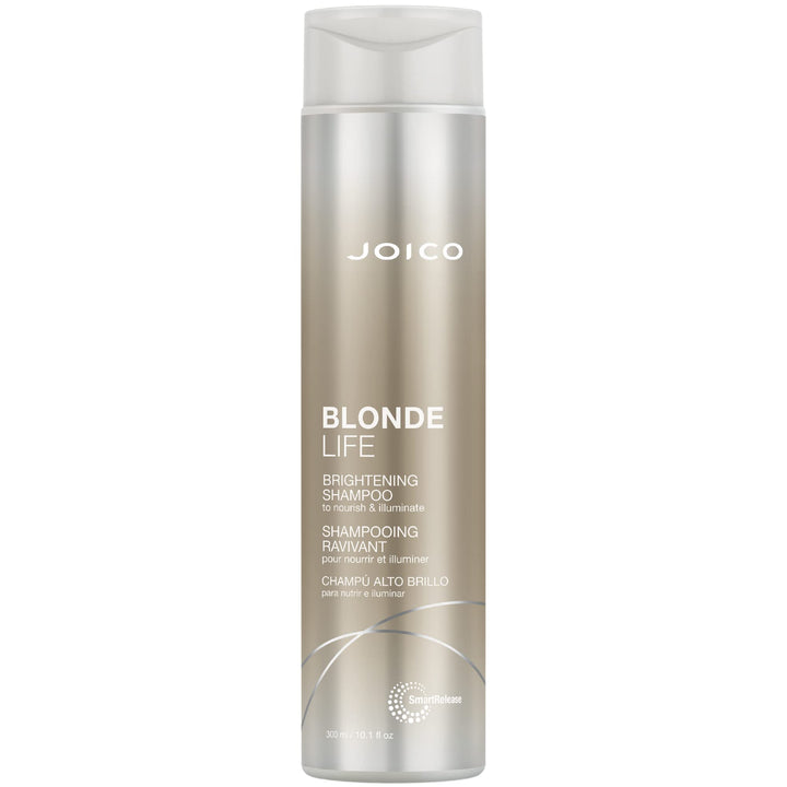Joico front bottle shot showing product and brightening promise