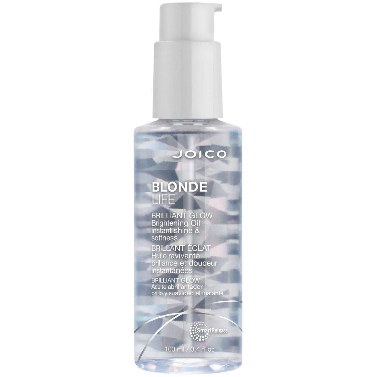 Joico front bottle showing label and size, highlights instant shine