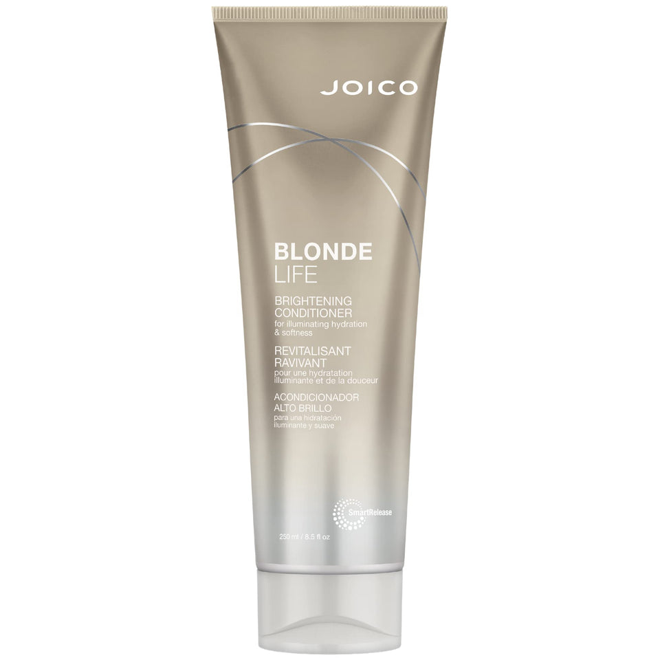 Joico Blonde Life front packaging showing bottle and label for brightening benefits