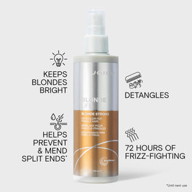 Joico creamy detangler texture closeup showing smooth lightweight formula
