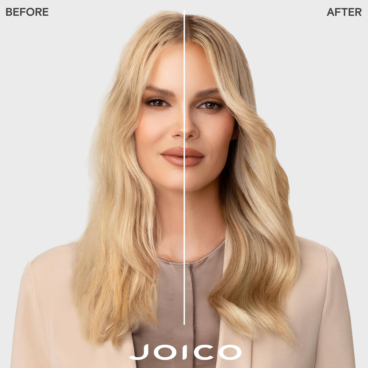 Joico Blonde Life creamy texture close-up illustrating lightweight hydration