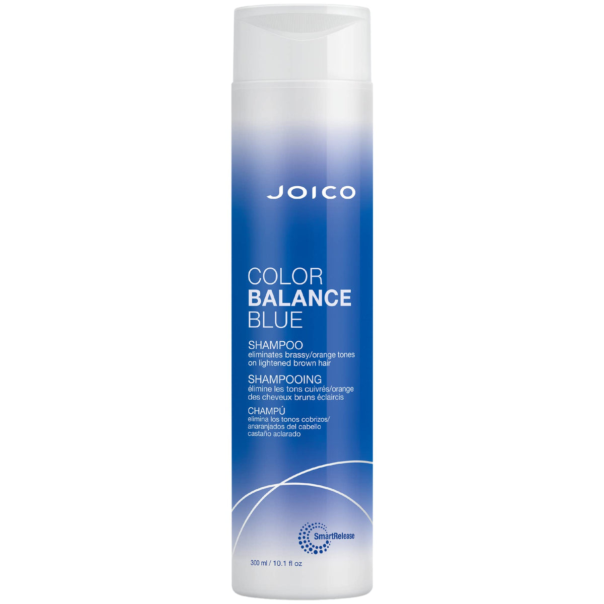 Joico product front bottle showing label and calming blue color for immediate tone control