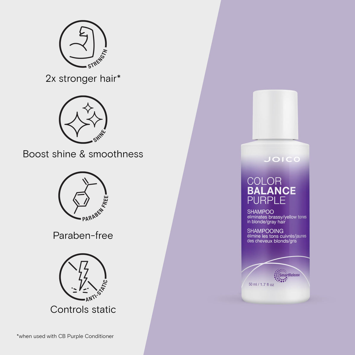 Joico ingredients close-up with rosehip oil and green tea for protection