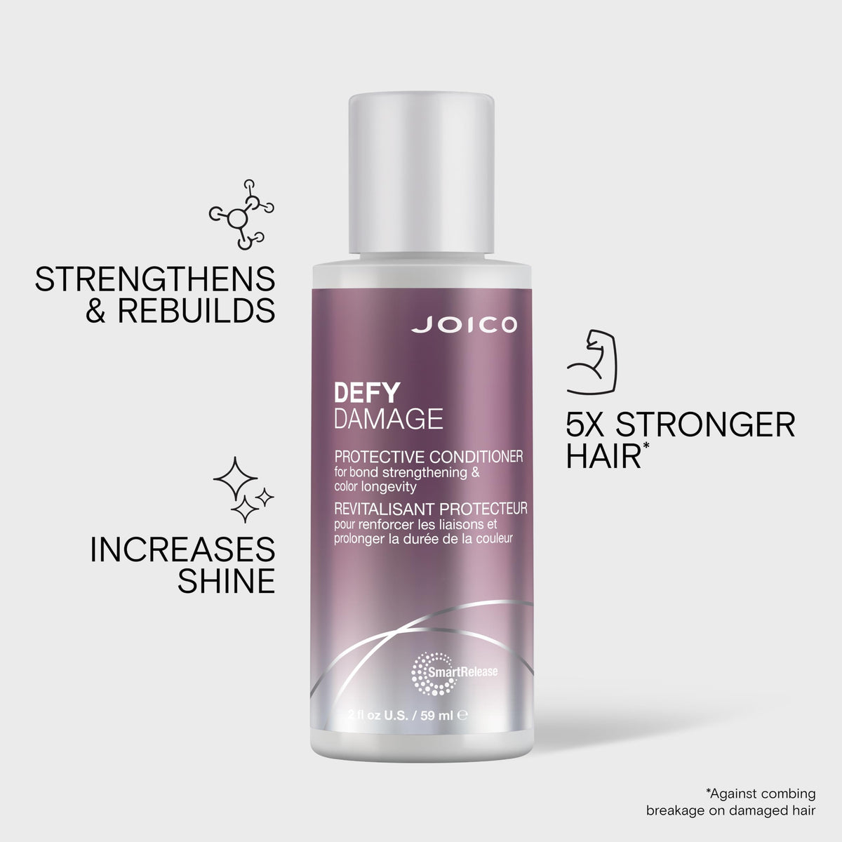 Joico conditioner cream texture close-up showing smooth, spreadable hydration