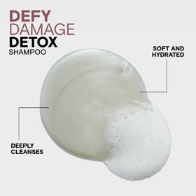 Joico shampoo in use under shower showing effective residue removal
