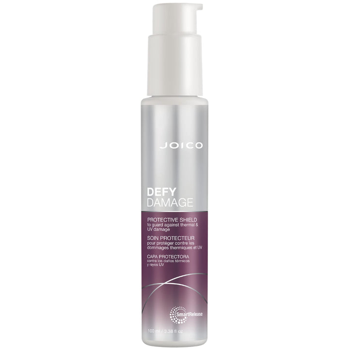 Joico Defy Damage front bottle view showing label and size benefits