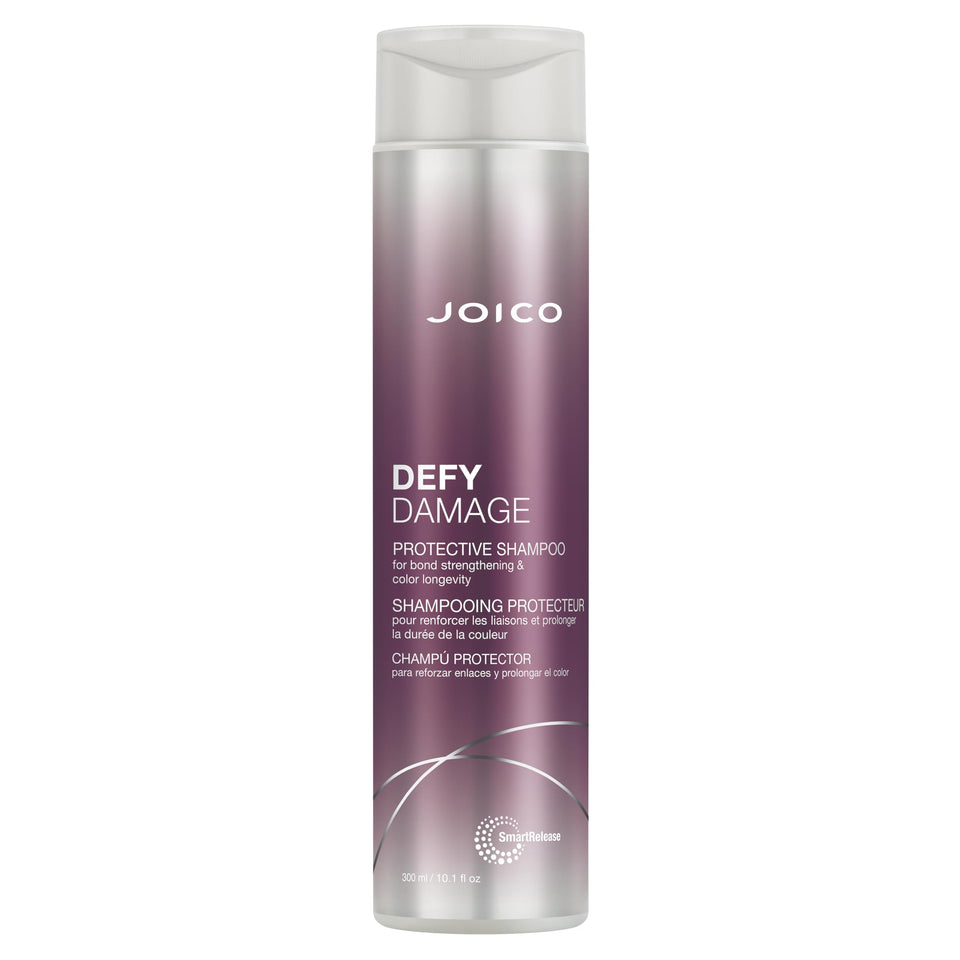 Joico bottle front packaging showing product name and size, highlighting protective benefits