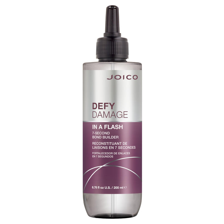 Joico front packaging showing bottle and brand for quick bond treatment benefit