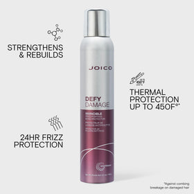 Joico close-up on hair surface showing smoother, shinier strand results