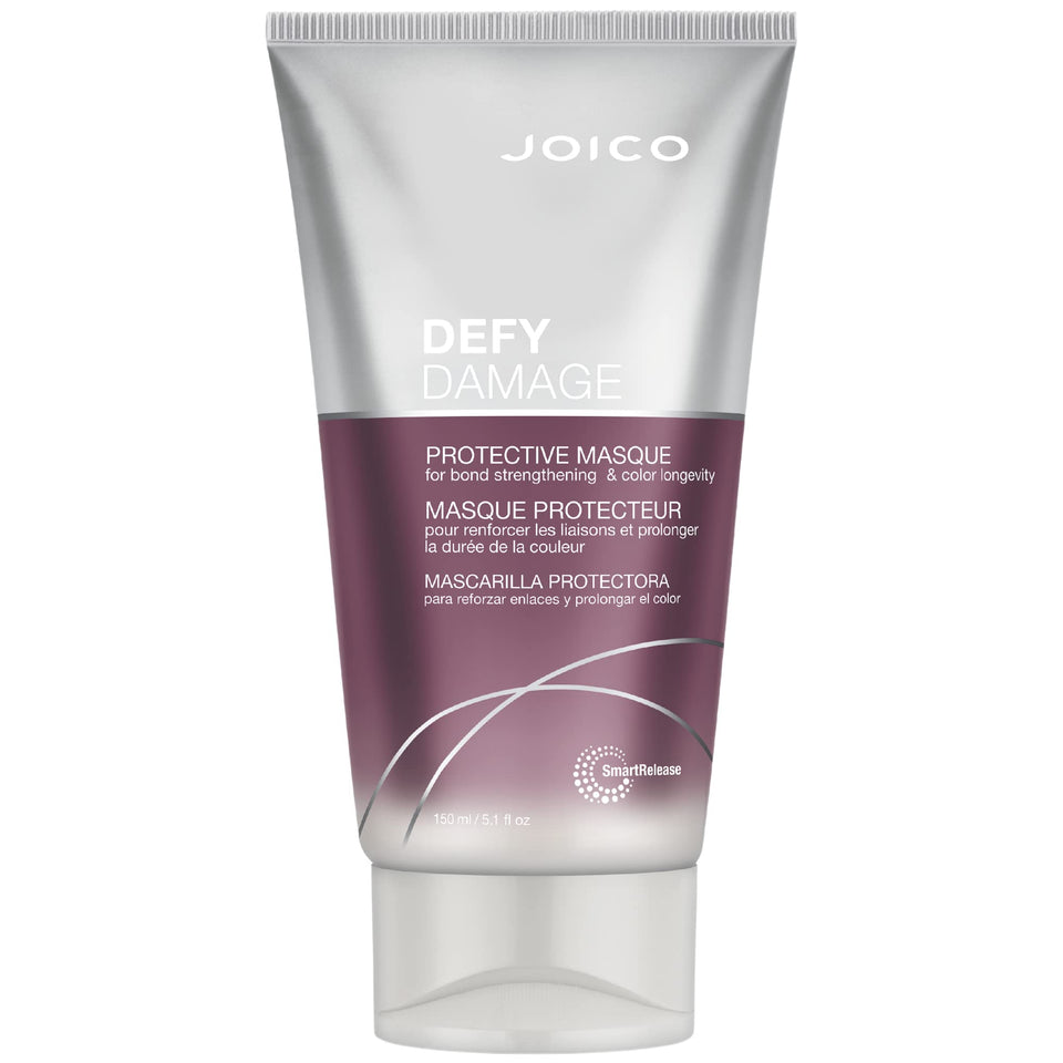 Joico jar front view showing product branding and protective masque benefits