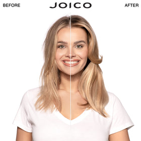 Joico shampoo pump detail demonstrating easy dispensing and control