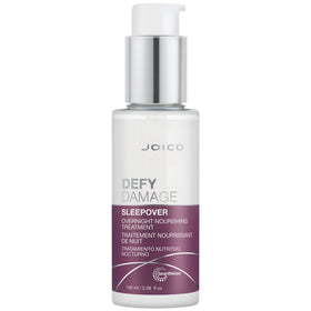 Joico front packaging of Sleepover treatment showing clean bottle and label benefits