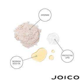 Joico in-shower use illustrating gentle cleansing and frizz control