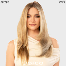 Joico texture close-up of crème on fingers highlighting smooth spreadability