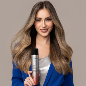 Joico Heat Hero next to a 5.1 oz scale for size and portability