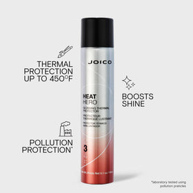Joico Heat Hero texture on fingers highlighting lightweight, non-greasy feel