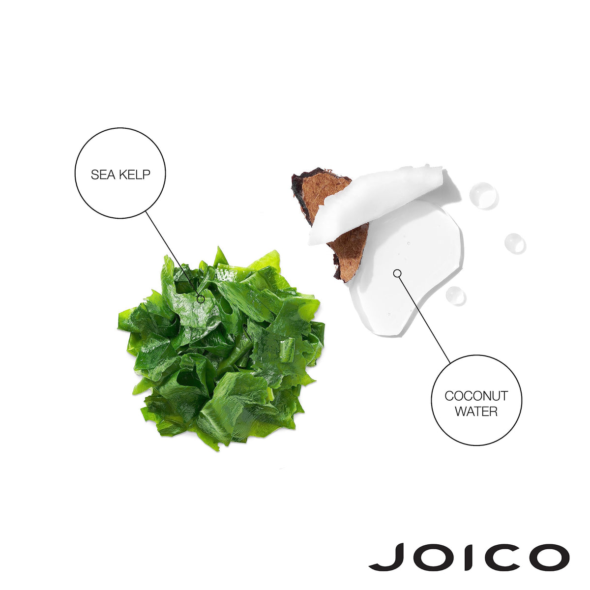 Joico HydraSplash duo bottles next to a hand highlighting the 33.8 oz size