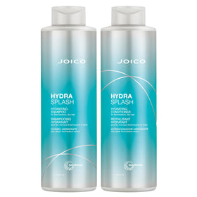 Joico HydraSplash front packaging showing both large bottles and product benefit