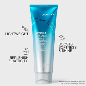 Joico HydraSplash coconut water ingredient close-up delivering hydration