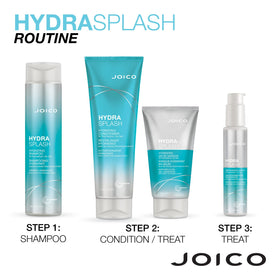 Joico label and ingredients detail, transparent formula benefit