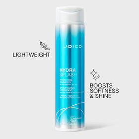 Joico hydrasplash creamy lather texture demonstrating lightweight moisture