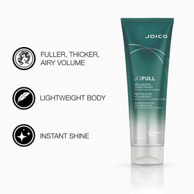 Joico JoiFULL shampoo foam texture for effective cleansing