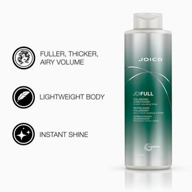 Joico conditioner texture demonstrating lightweight slip for easy detangling