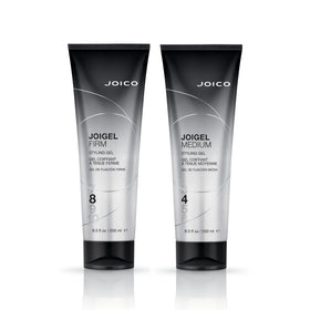 Joico JoiGel Firm finished hairstyle showing added body, shine, and frizz control