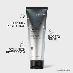 Joico JoiGel Firm gel texture close-up highlighting smooth, glossy consistency