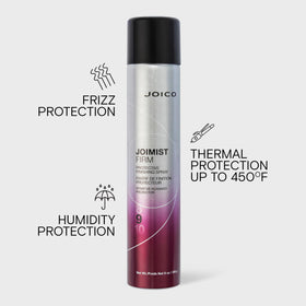 Joico JoiMist Firm texture detail on hair demonstrating smooth, frizz-reduced finish