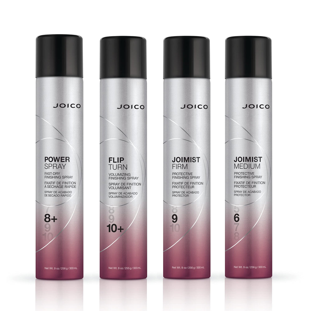 Joico JoiMist Medium on vanity in lifestyle setting for polished styling benefits