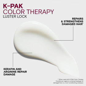 Joico K-PAK before and after hair showing increased shine and color vibrancy